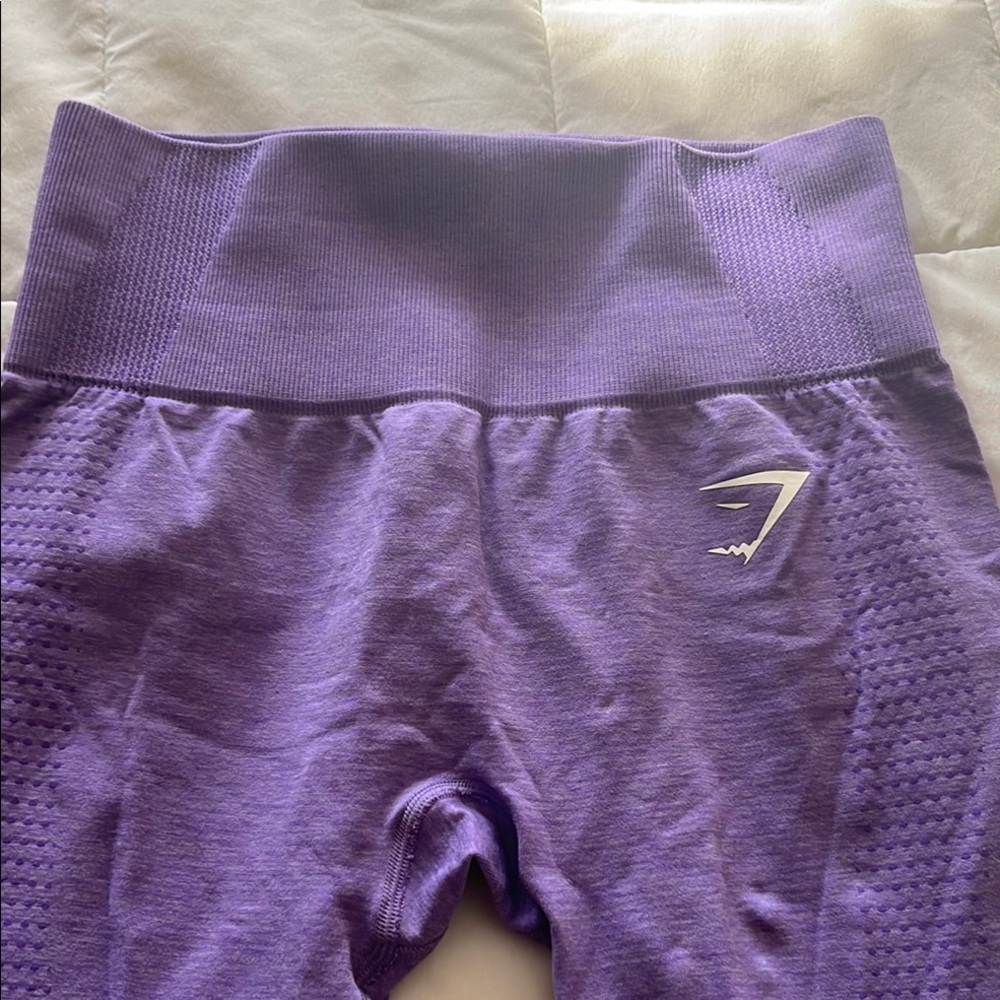 Gymshark Purple Athletic leggings with Seamless Waistband